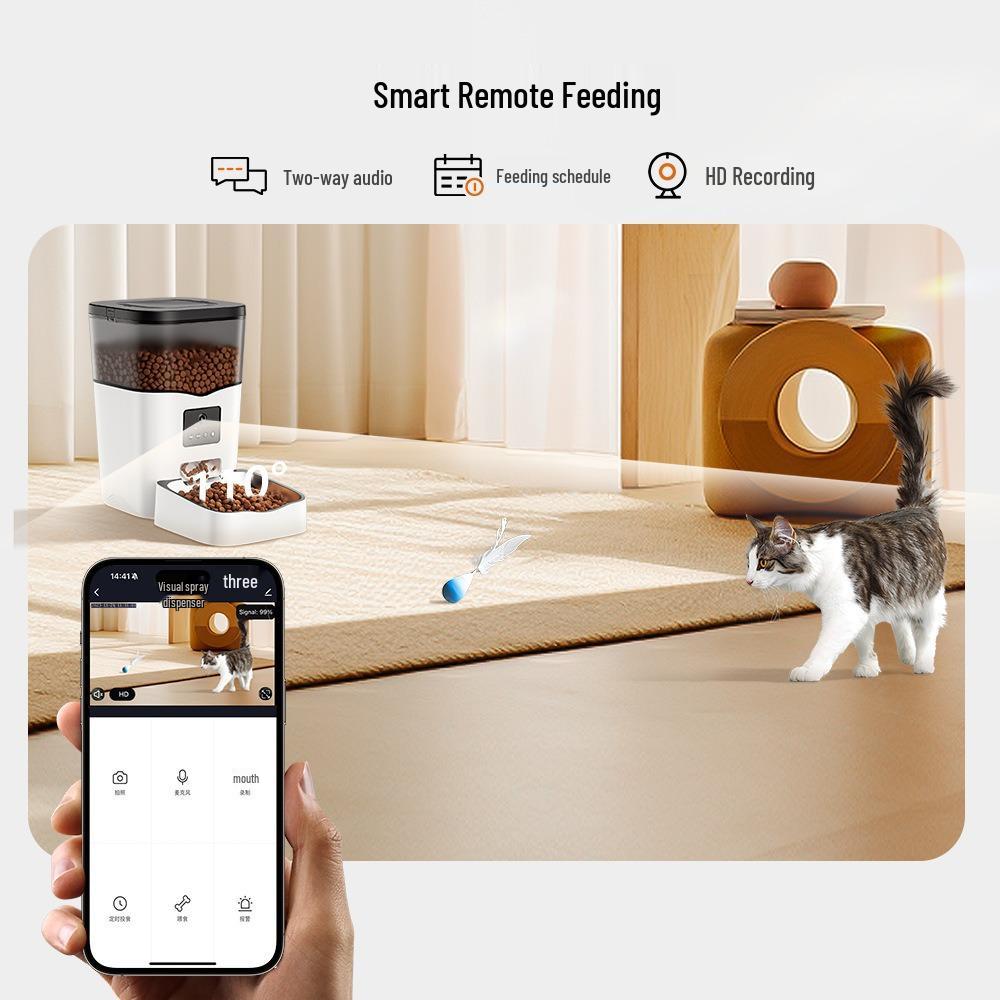 Automatic Cat Feeder: Smart Timed Food Dispenser Bowl