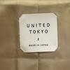 UNITED TOKYO Hergestellt in Japan Wollmischung Chester-Mantel 2 Beige Damen Gebraucht