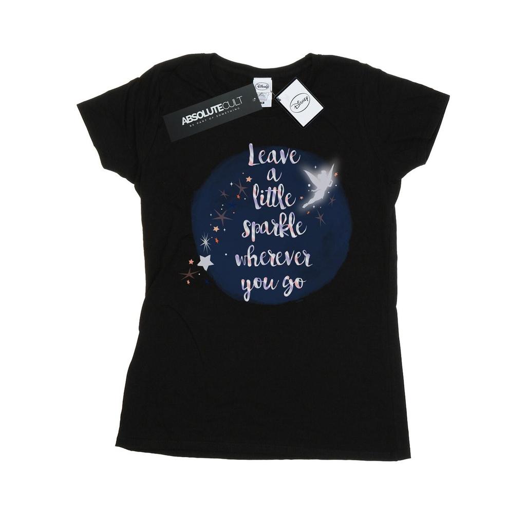 Disney Womens/Ladies Tinker Bell A Little Sparkle Cotton T-Shirt