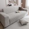 Nordic Solid Color Stretch Jacquard Fleece Sofa Cover – Dustproof & All-Inclusive