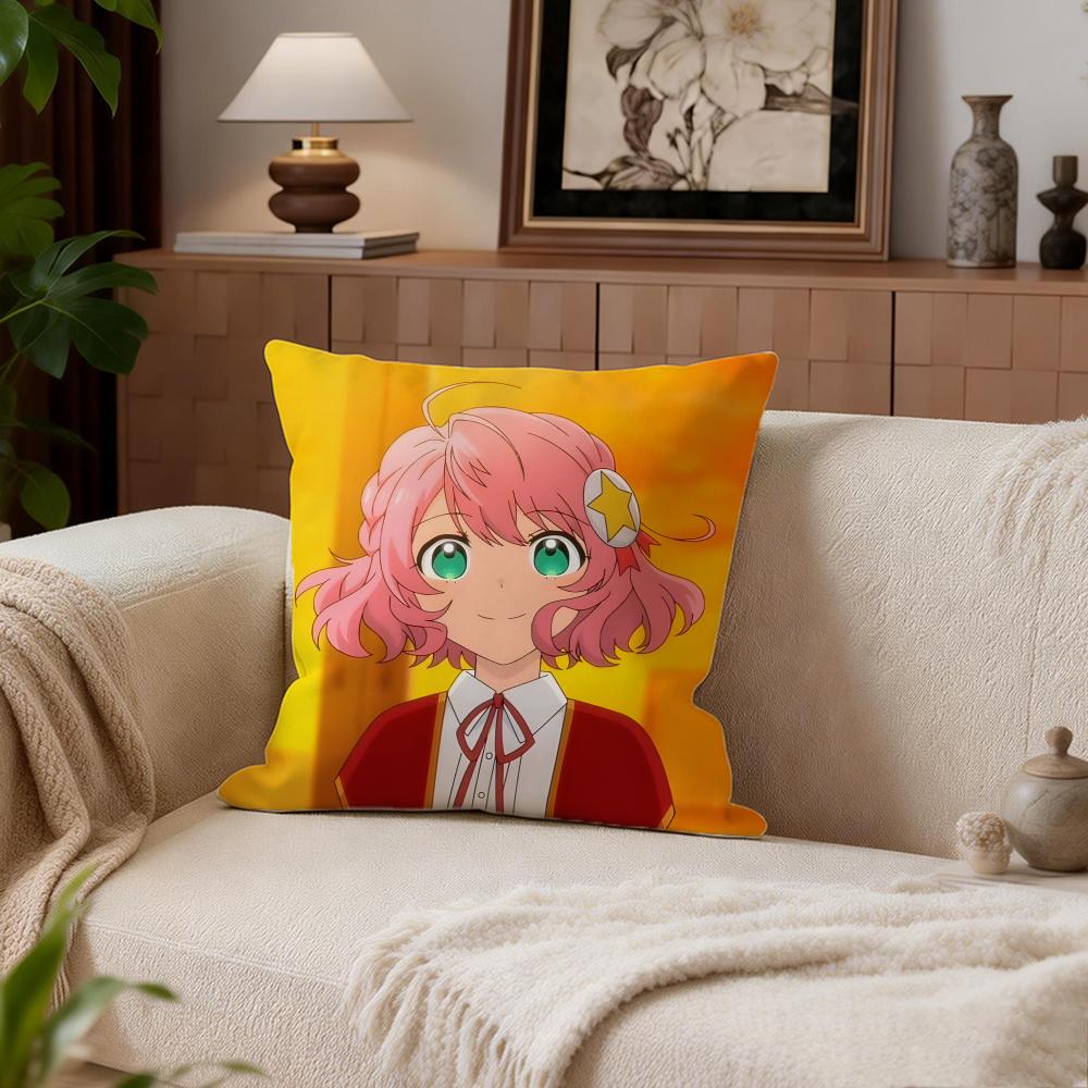 Fantasy Villainess Level 99 Cushion Cover Cushion Cover Set 4Pcs 50X50 45X45 40X40 Pillowcase Decorative Sofa Home Decor