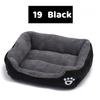 Square Comfortable Double Sided Available Large Pet Dog Sofa Bed  19 Colors Picture Memory Foam Pet Bed Solid Stocked