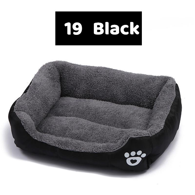 Square Comfortable Double Sided Available Large Pet Dog Sofa Bed 19 Colors Picture Memory Foam Pet Bed Solid Stocked