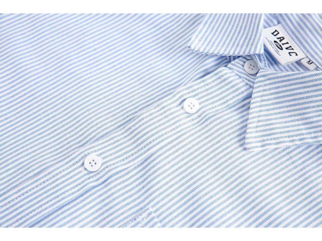 RUIIENRS X DAIVC 2024 Autumn Retro Striped Minimalist Shirt CS048