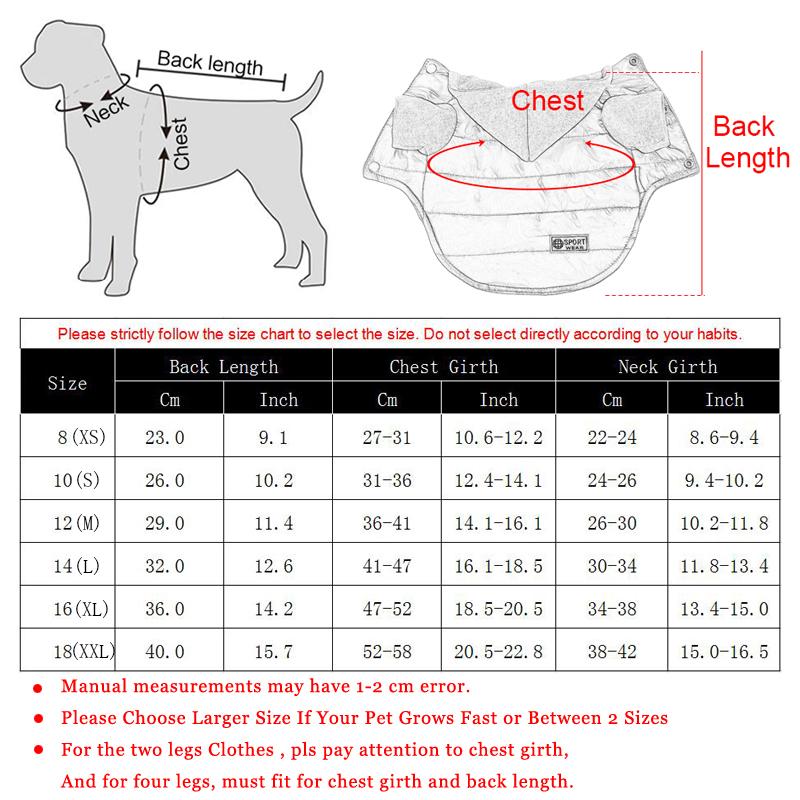 Dog Clothes For Small Medium Dogs Cat Jacket Winter Puppy Coat Hooded Jumpsuit Windproof Chihuahua Yorkshire Costume Pet Outfits