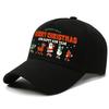 1pc Festive Christmas Warm Baseball Cap,Adjustable Buckle Polyester New Year Head Hat,Sun Protection Leisure Festival for Men