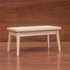 Unfinished Wood Miniature Table/Chair 1/12 Scale Dollhouses Accessories for Realistic Scene Display Dollhouses Decoration