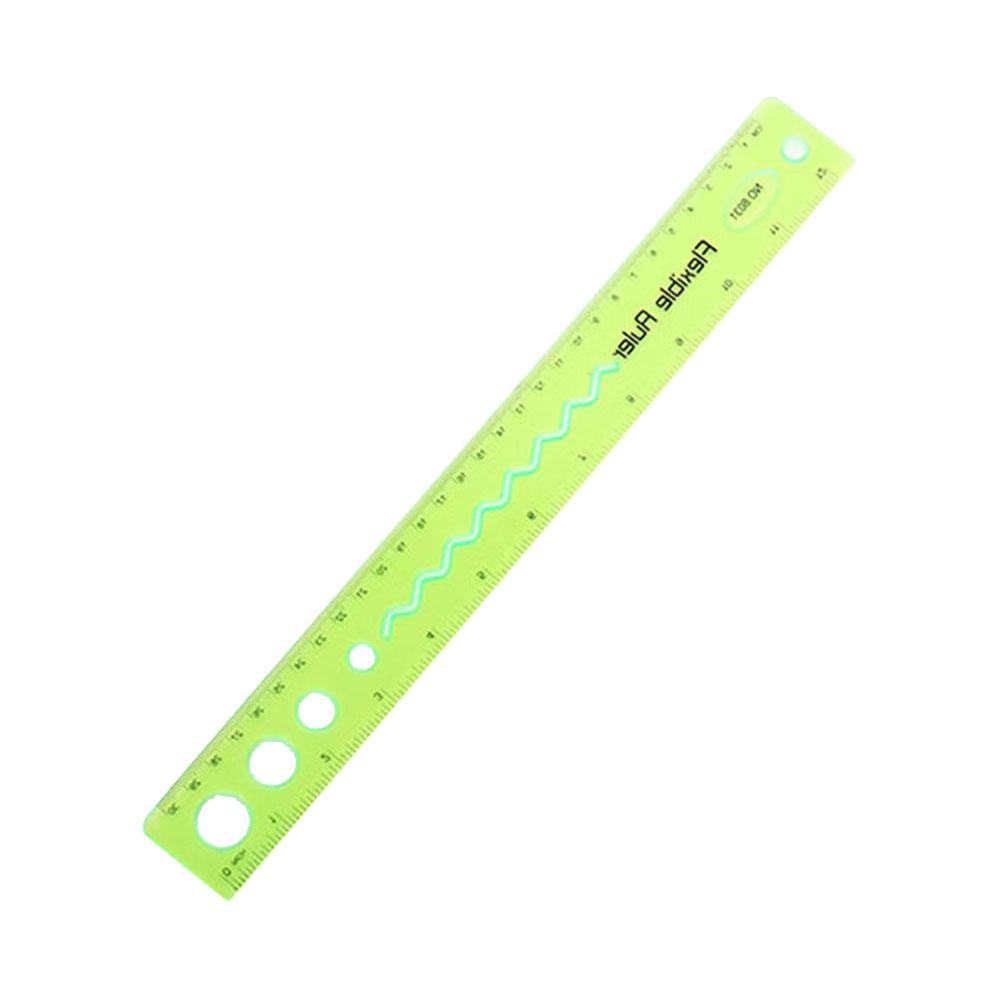 

30cm Soft ruler Foldable Multi-functional Plastic Measuring flexible tape Student stationery School supplies