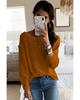 Azura Exchange Relaxed Cutout Shoulder Sweater