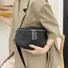 Bolsa feminina de couro primeira camada couro bovino bolsa sela feminina bolsa nova moderna moda casual bolsa peitoral bolsa mensageiro de ombro