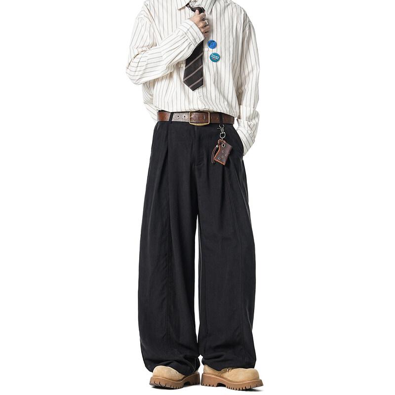 ICH MODE Women's Lyocell Tencel Straight Leg Casual Pants
