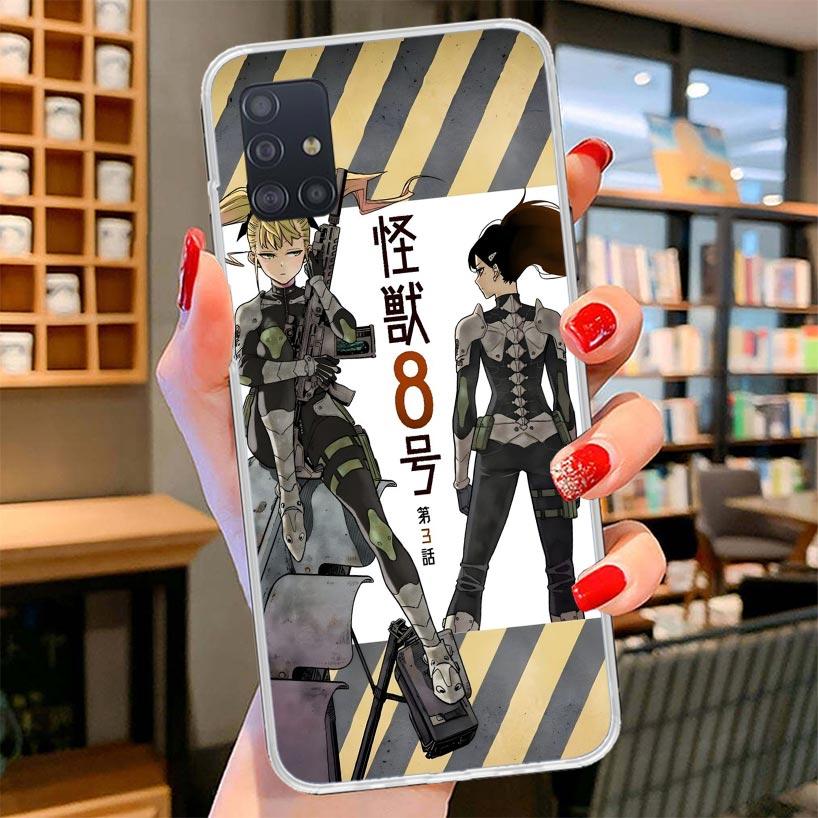 Kaiju No. 8 Anime Cover Phone Case For Samsung Galaxy A12 A22 A32 A52 A72 A02S Phone Case Note 20 Ultra 10 S10 Plus A51 A71 A50S
