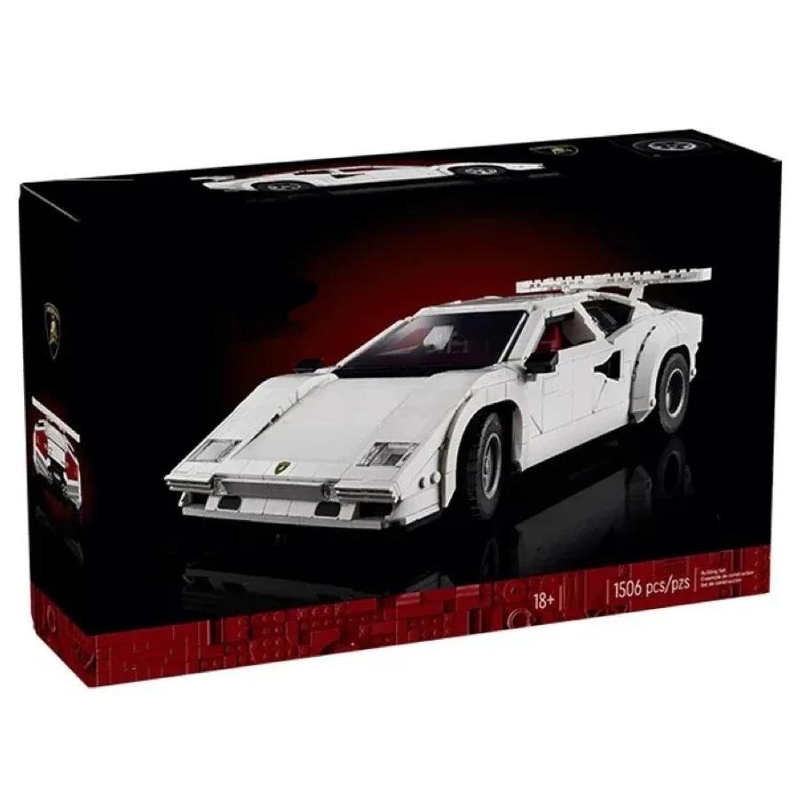 

НОВЫЙ 10337 Countach 5000 QV Строительные Блоки Супер Гоночный Автомобиль Модель Классическая Коллекция Кирпичики Машинки Игрушки Мальчик Рождественский Подарок