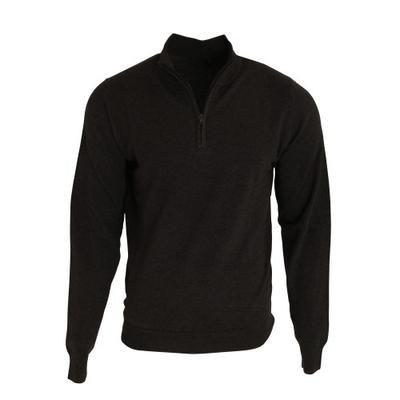 Herren-Strickpullover mit 1/4-Reißverschluss