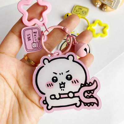 3 Stück/Set Kawaii Anime Chiikawa Schlüsselanhänger Cartoon Hachiware Usagi Chiikawa Acryl Schlüsselanhänger Anhänger Rucksack Kreative Geschenke