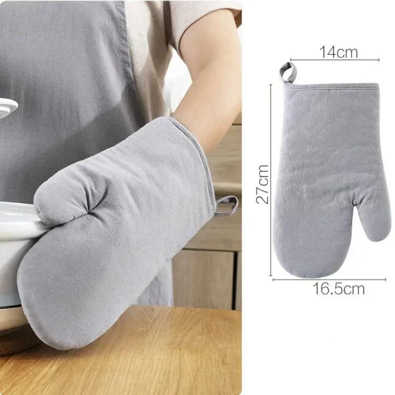 New Kitchen Gloves Insulation Leopard Pattern Pad Cooking Microwave Gloves Baking BBQ Oven Potholders Oven Mitts Potholder Pad for Kitchen