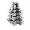 1Pc Stainless Steel Hidden Gate Hinge 180° Invisible Concealed Barrel Hinge for Wooden Box & Heavy Duty Built-in Door