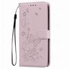 Butterfly Leather Flip Phone Case For Samsung Galaxy A36 A56 5G A26 A16 Honor X9C X7C Xiaomi Redmi Note 13 14 Pro Strap Wallet Book Card Slot Cover