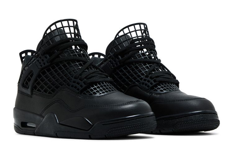 Jordan 4 Retro Net Black (Women's)