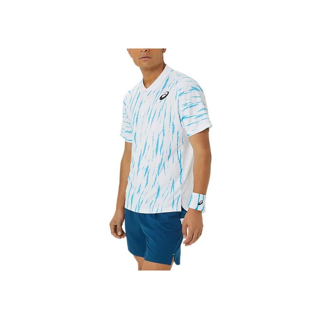 Asics Game Soft Comfortable Dry Tennis Shirt Men Tops Bright-White 2041A303-100