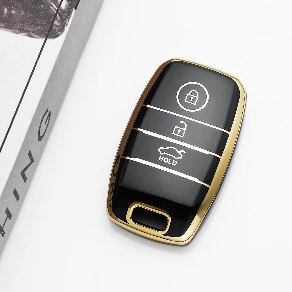 3 Button Tpu Auto Fob Holder Shell Keyless Car Smart Key Cover Case For Kia Optima Sorento Niro Soul Kx3 Kx5 K3S Rio Ceed Cerato