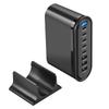 600W Gan Charger Hub Multi Ports Qc Pd Usb Type C Fast Charging Station Adapter For Iphone 16/15 Ipad Macbook Laptop Tablet