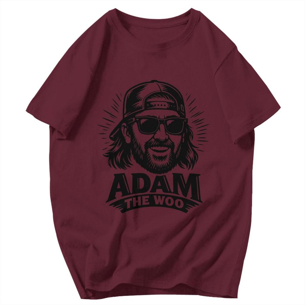 Men T Shirt Adam The Woo RIP Awesome Summer Y2K Graphic Tees Unisex Clothes T Shirts