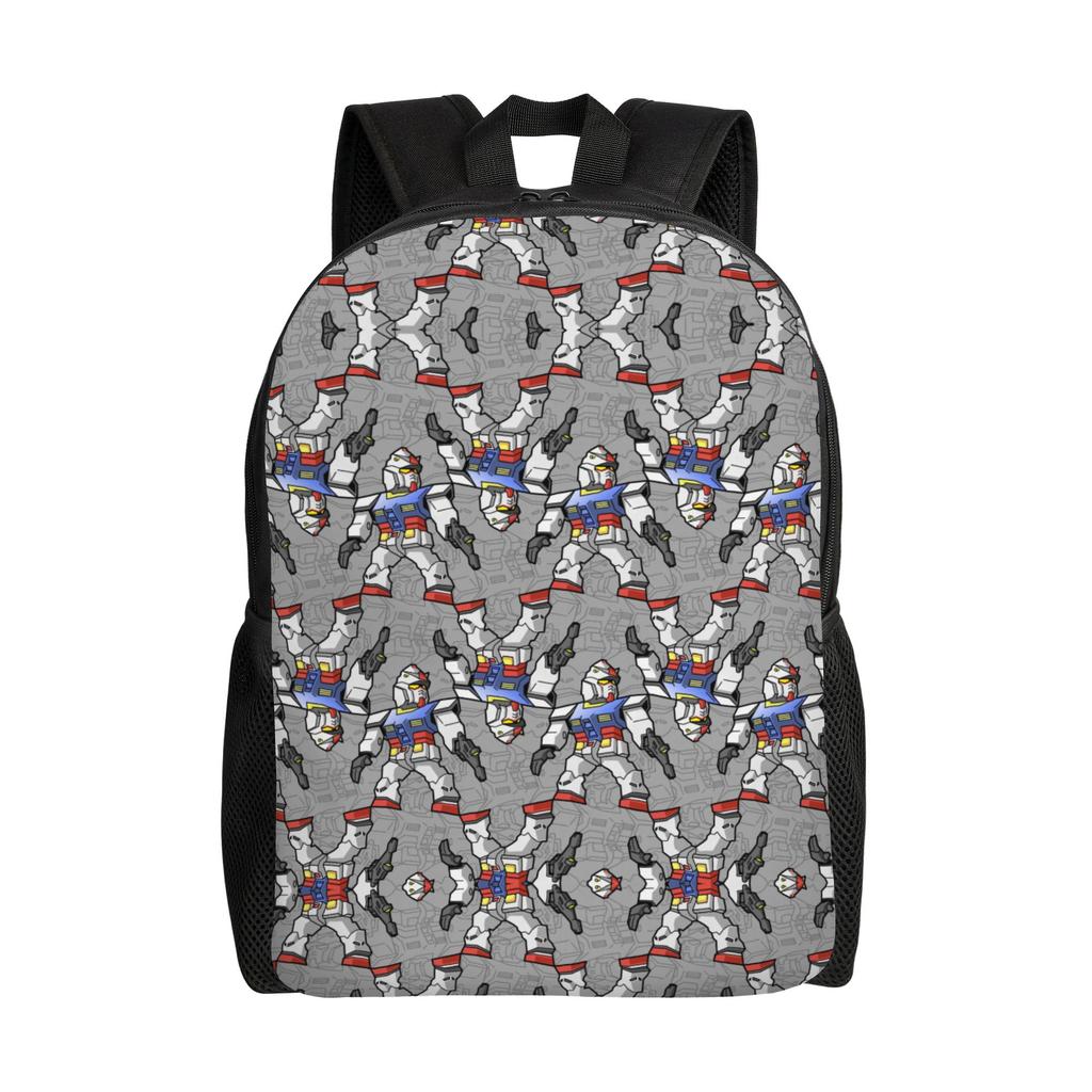 Personalized Gundams Backpacks Men Women Casual Bookbag for School College Anime Bags