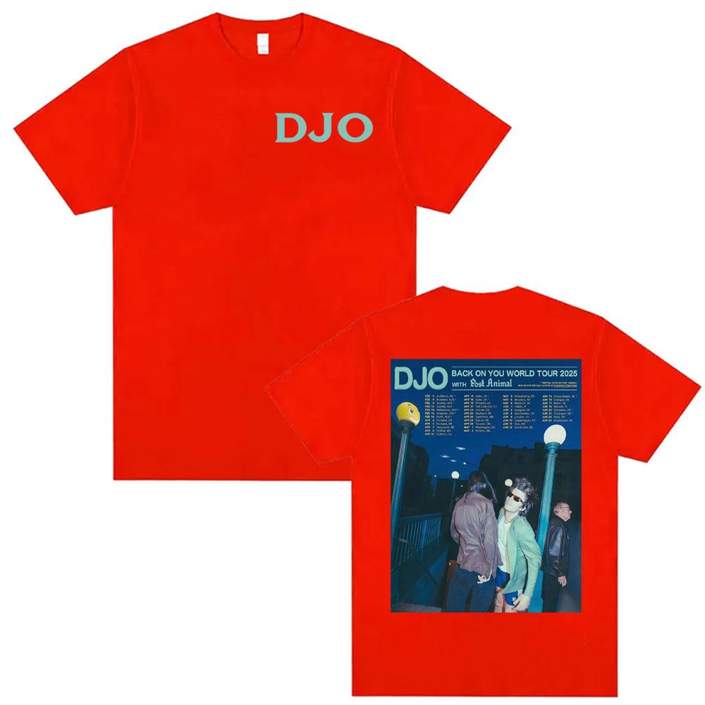 

Djo Back on You World Tour Tshirts Joe Keery New Fans Gift T Shirts Unisex Women Fashion Casual 100 Cotton Oversized Top Unisex S