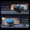 10.26" 4K Dash Cam Rearview Camera WIFI Carplay & Android Auto Dual Lens Car DVR Video Recorder AUX GPS 24H BT FM Mirror Monitor