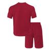 Men's New Summer Sports and Leisure Loose Thin Waffle Short-sleeved Shorts Set