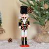 Weihnachts-Nussknacker Ornament Kleiner Holzsoldat Weihnachtsdekorationen Nussknacker Figur Ornament für Tisch Regal