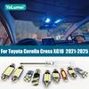 For Toyota Corolla Cross XG10 2024 2025 Hybrid Car LED Bulbs Interior Dome Reading Lamp Trunk Light Accessories