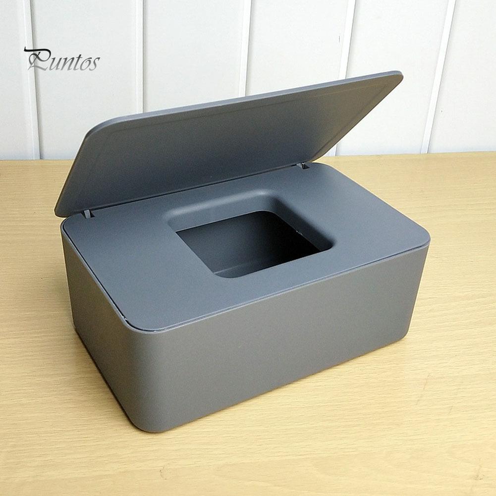 Puntos Haushalt staubdicht Nasswischen Aufbewahrungsbox Papier Tissue Aufbewahrung Organizer Fall