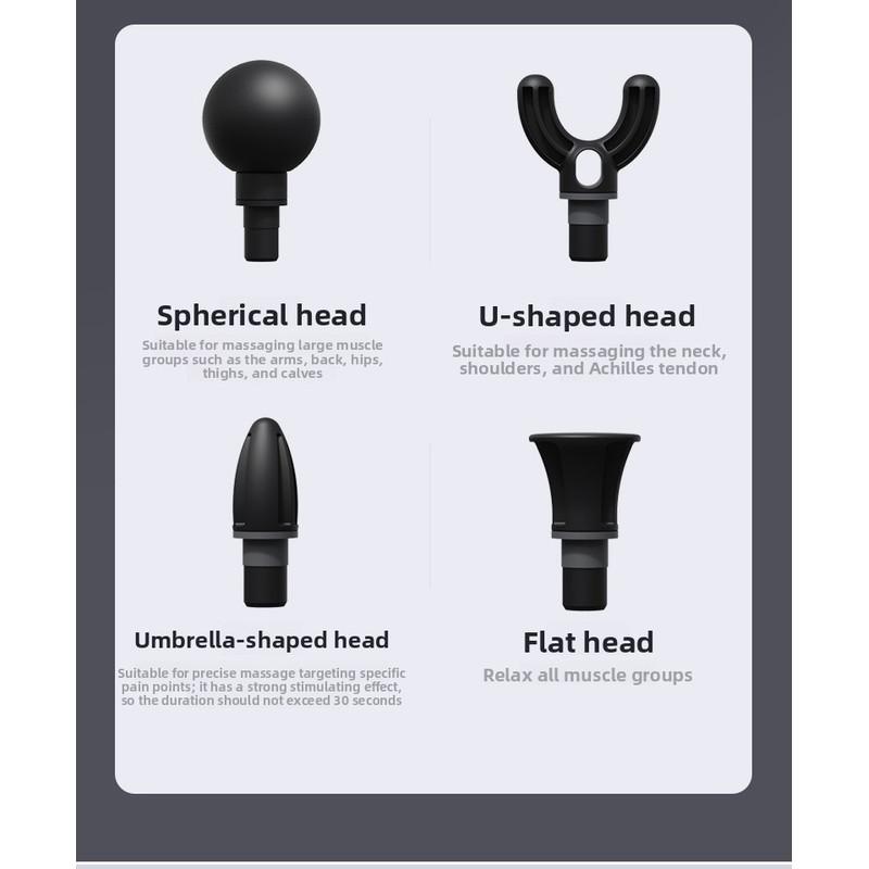 Rechargeable Mini Fascia Massage Gun, Portable Vibration Muscle Massager for Home Use, Suitable for Men & Women, Muscle Relax