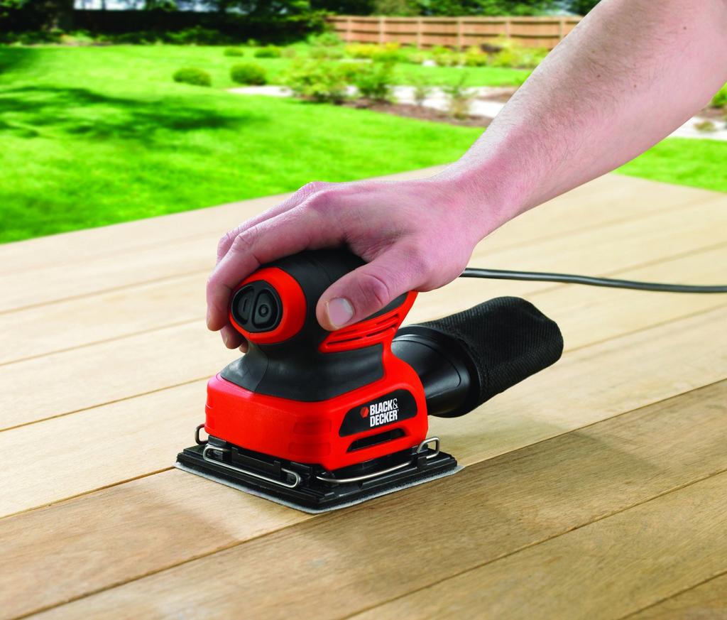 Corded Mini DIY Power Polishing KA400 BLACK+DECKER Sander, Tool, Tool, 114x140mm, Compact, 220W,
