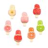 Fruit Skewer Popsicle Resin Accessories for DIY Hair, Cup, and Shoe Decorations