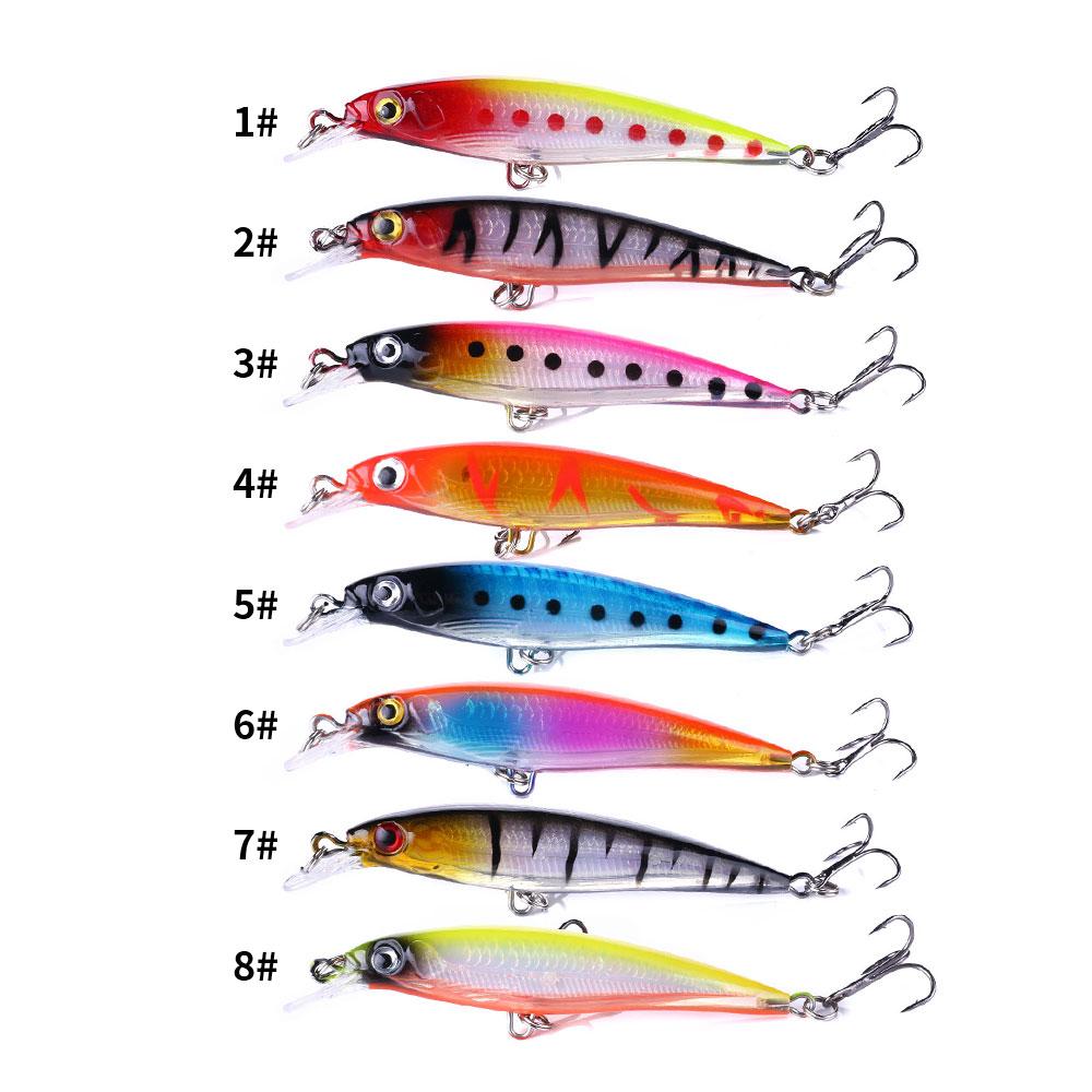 1Pcs Minnow Lure 8.5cm 7.2g For Sea Carp Fishing  Bait Accessories Jig Hooks Tool Wobblers