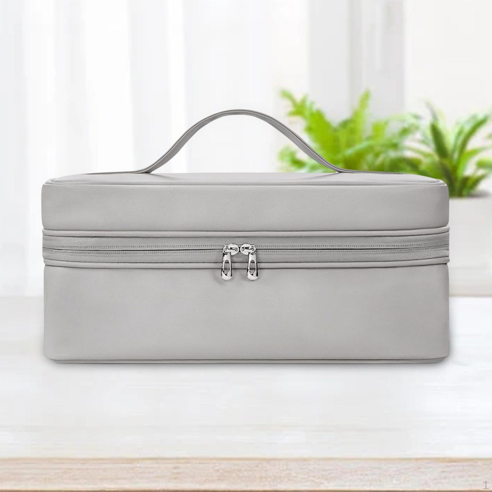 Travel Storage Case, PU Leather Waterproof Holder for Hair Dryer