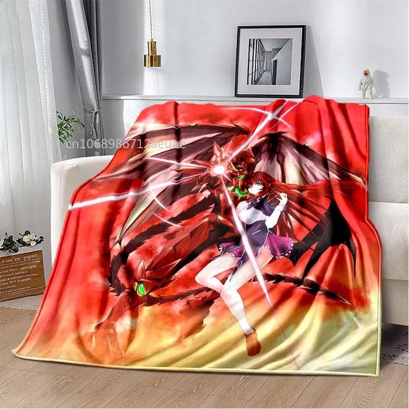 Cartoon Sexy Girl High School DxD Anime 3D Blanket Cover Flannel Blankets for Beds Sofas Warm Bed Sheet Soft Blanket