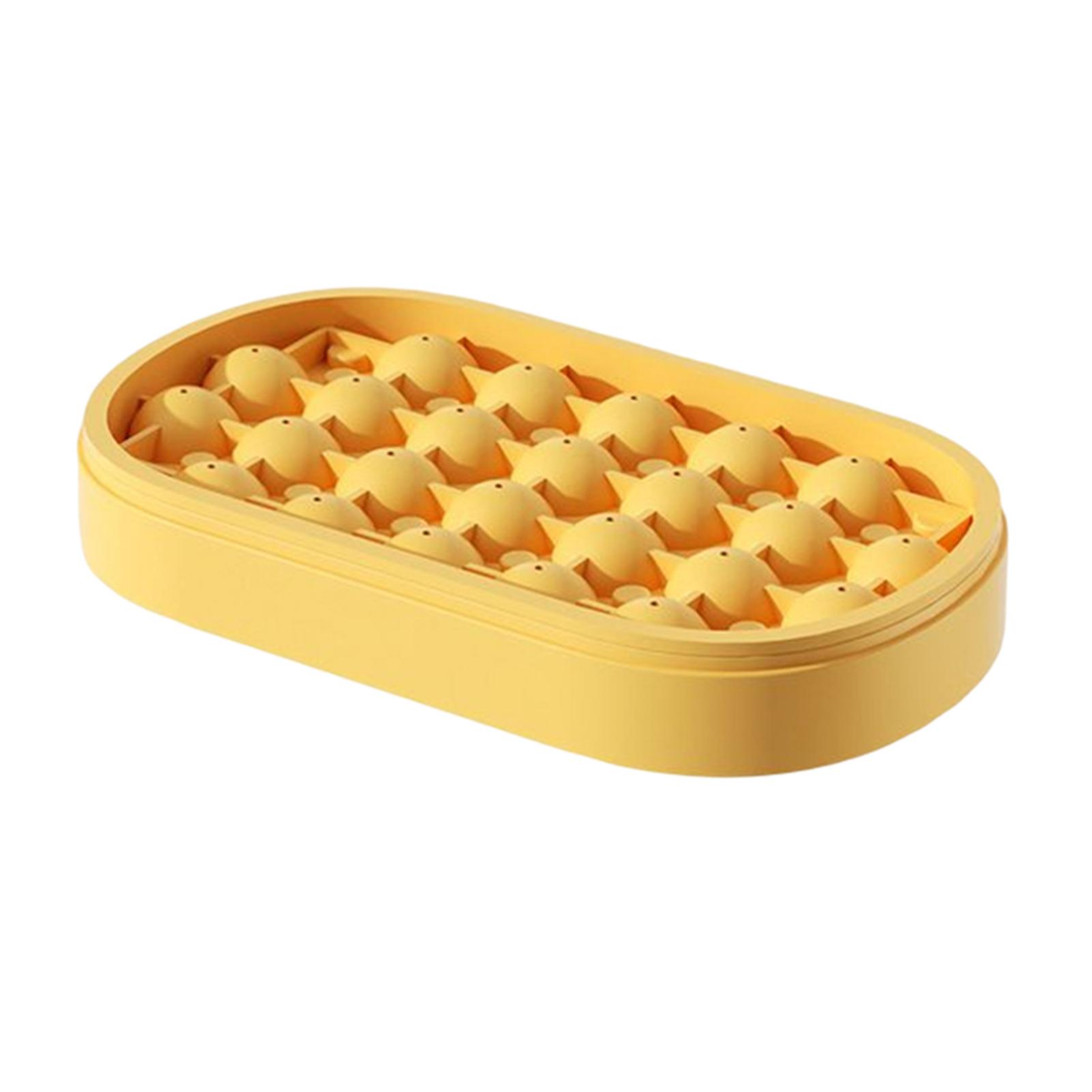 

Household Silicone Ice Tray Dustproof DIY Ice Ball Making Mold For Summer without cover