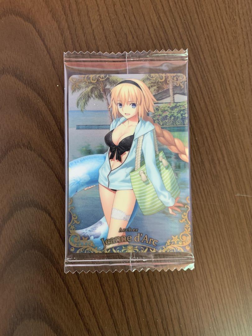 

[Б/У] FGO Fate Вафельная карточка Купальник Жанна д Ар SR Лучник