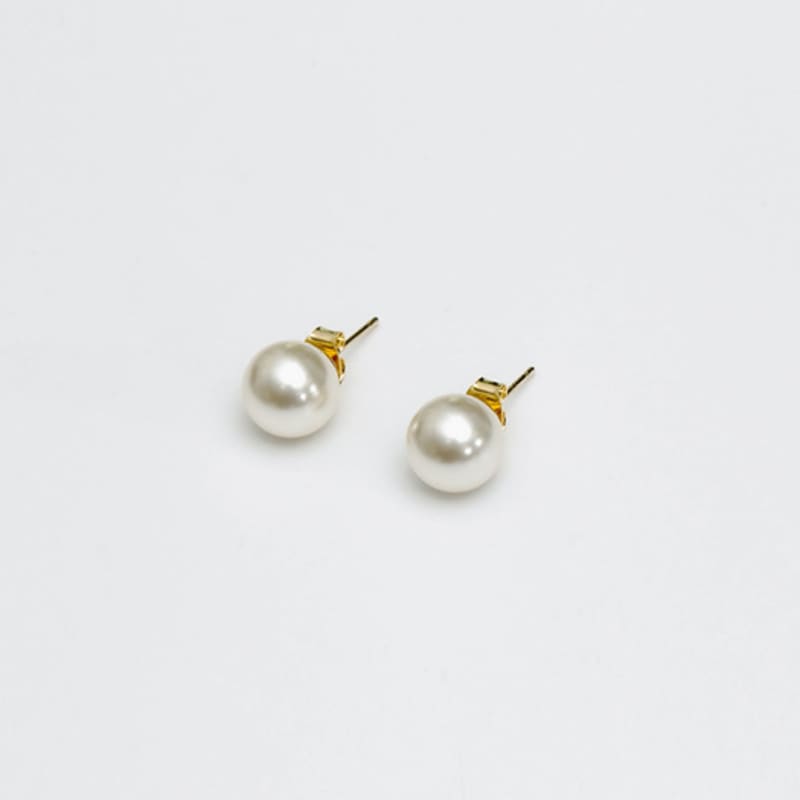 SUNDAY DISCO CLUB UNBALANCE PEARL EARRING gold