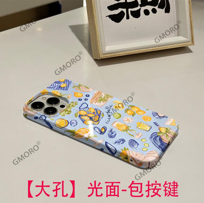 Amazon's Popular Full-screen Lemon Mobile Phone Case, Apple 17 Two-in-one Film, iPhone16 All-inclusive Matte Hard Case.