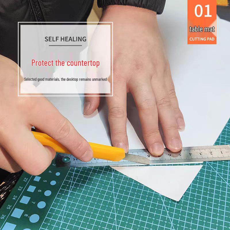 Large Green Self-Healing Cutting Mat for Models, Planners, and Students