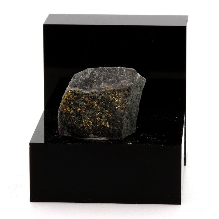 Pierre - A BIJOUX - Pyrite sur Keratophyre - 45.9 ct - Rare - Certificat d'authenticité