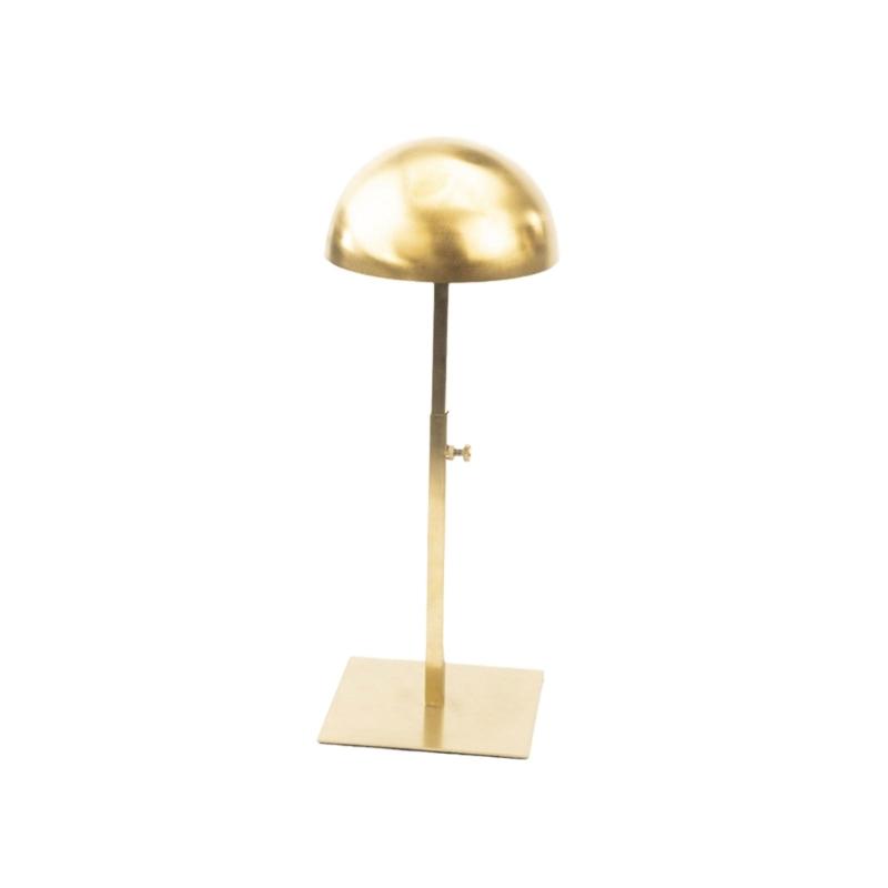 Adjustable Hat Holder Wigs Head Stand Practical Metal Home Hat Storage Stable Metal Stand for Hat and Wig Display