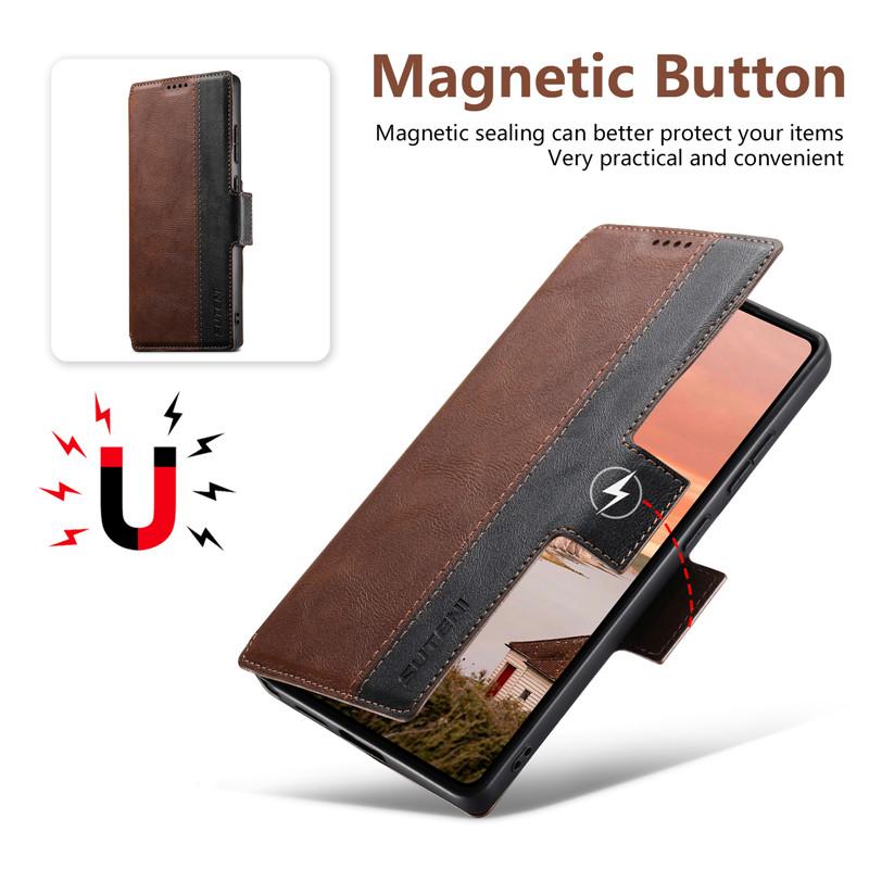 2 in 1 Removable Strong Magnetic Case For Samsung Galaxy S26U S22 S23 S24 S25 Ultra Retro Leather Card Wallet Phone Holder Cover