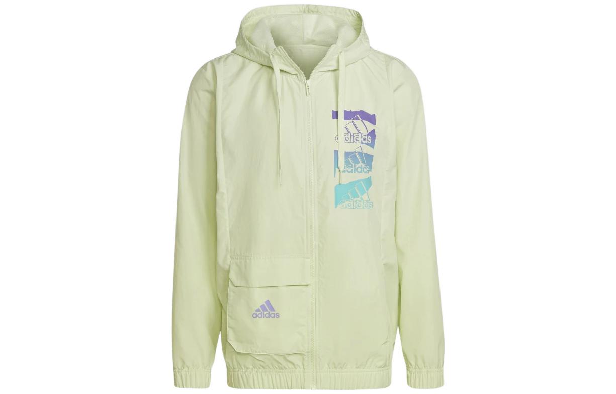 Adidas Jackets Men s Green Hooded Moderate Other HE4304 XXL