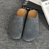 Thick-soled New Spring and Summer One-pedal Bag Head Half Slippers, Ugly and Cute Sandals Fashion Boken Shoes 19987-J